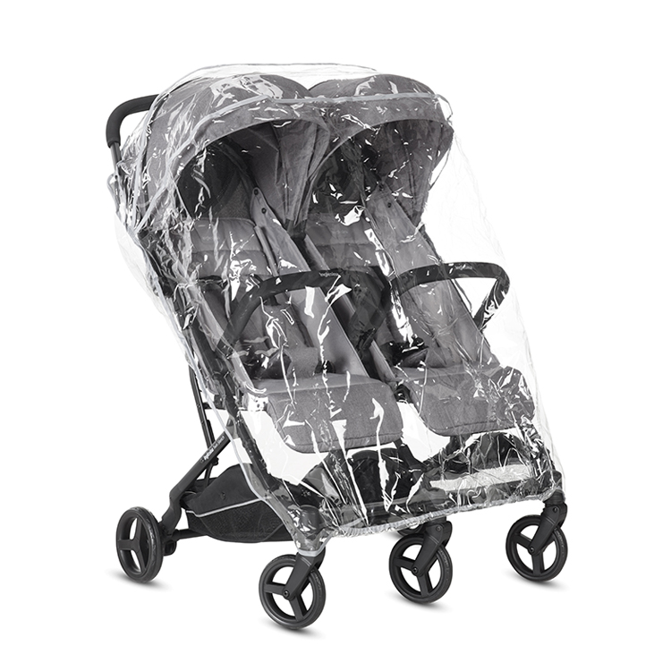 Housse de pluie Bébé Chariot Poussette Accessoire Universel Étanche à la  pluie Coupe-vent Anti-gouttelettes Double Porte